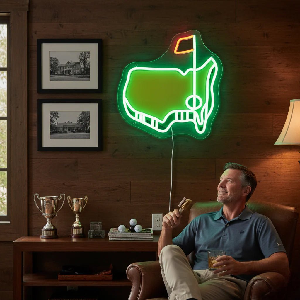Golf LED Neon Sign for Bar, Garage, Man Cave & Gifts