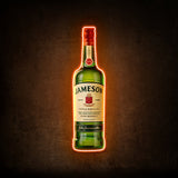 Jameson Whiskey USB LED Neon Sign Bar Decor Man Cave Home Wall Art