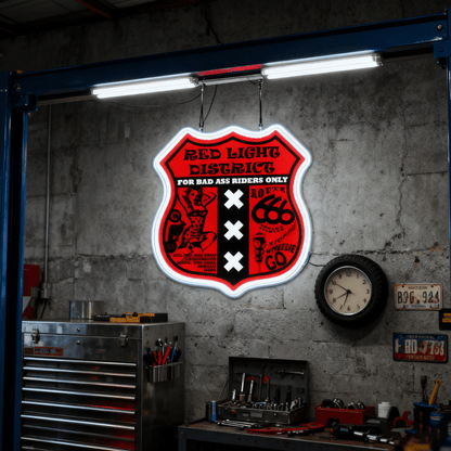 Route 66 Led Neon Sign USB American Retro Road Trip Lover Home Bar Wall Art