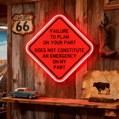 Route 66 Led Neon Sign USB American Retro Road Trip Lover Home Bar Wall Art