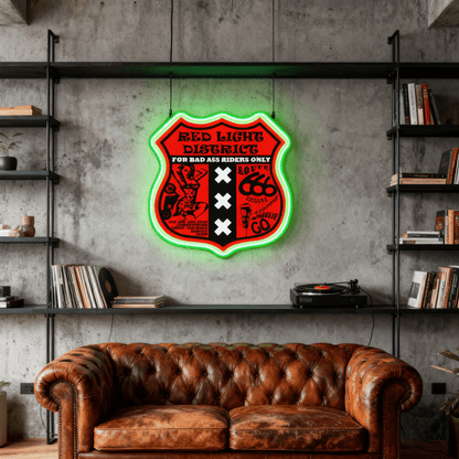 Route 66 Led Neon Sign USB American Retro Road Trip Lover Home Bar Wall Art