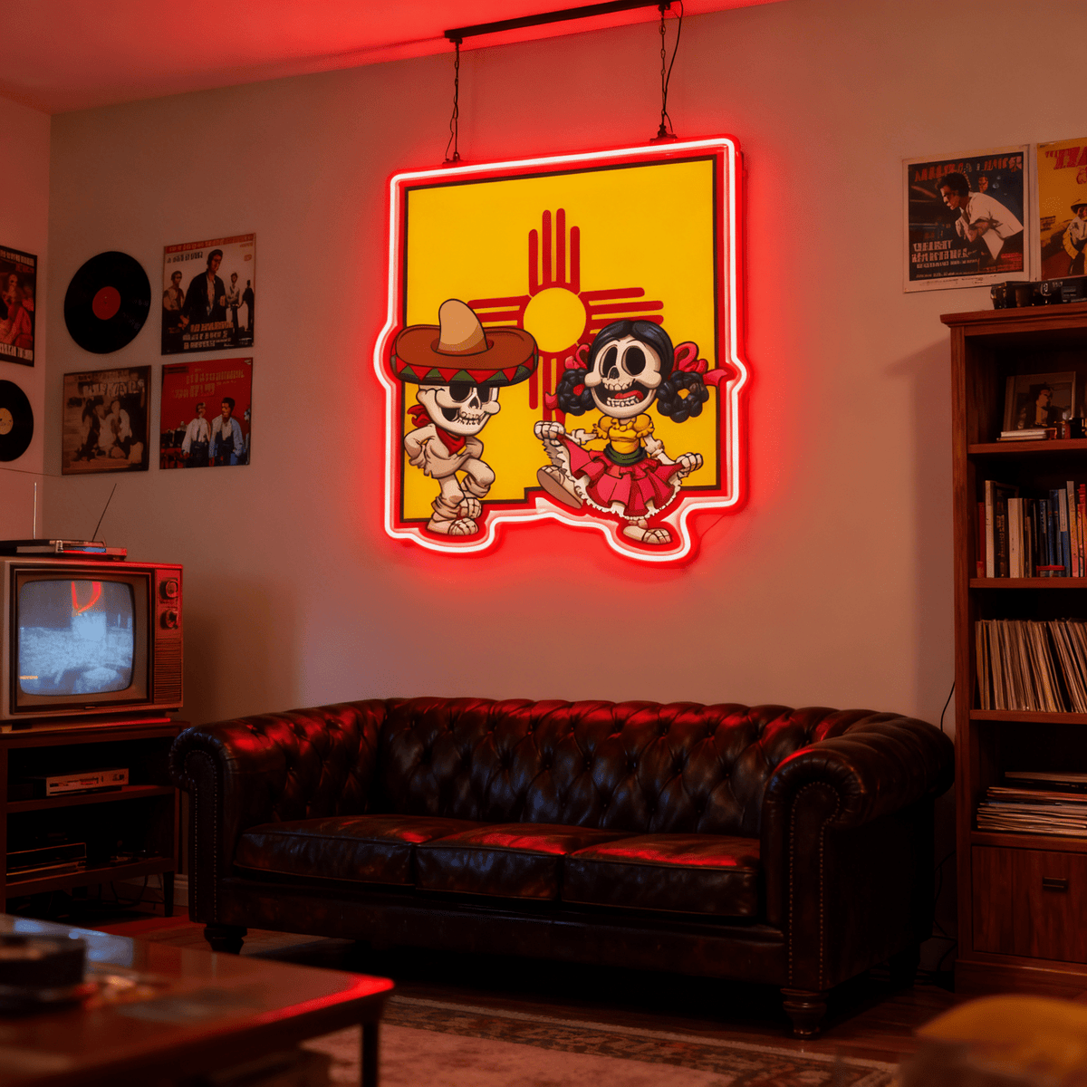 Route 66 Led Neon Sign USB American Retro Road Trip Lover Home Bar Wall Art