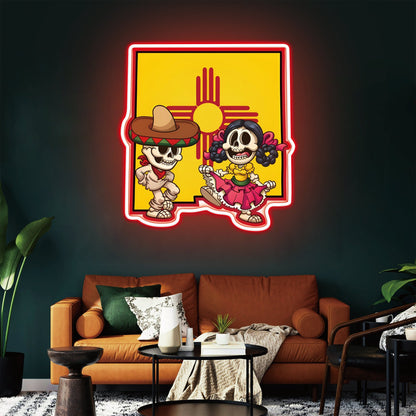 Route 66 Led Neon Sign USB American Retro Road Trip Lover Home Bar Wall Art