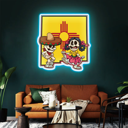 Route 66 Led Neon Sign USB American Retro Road Trip Lover Home Bar Wall Art