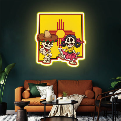 Route 66 Led Neon Sign USB American Retro Road Trip Lover Home Bar Wall Art