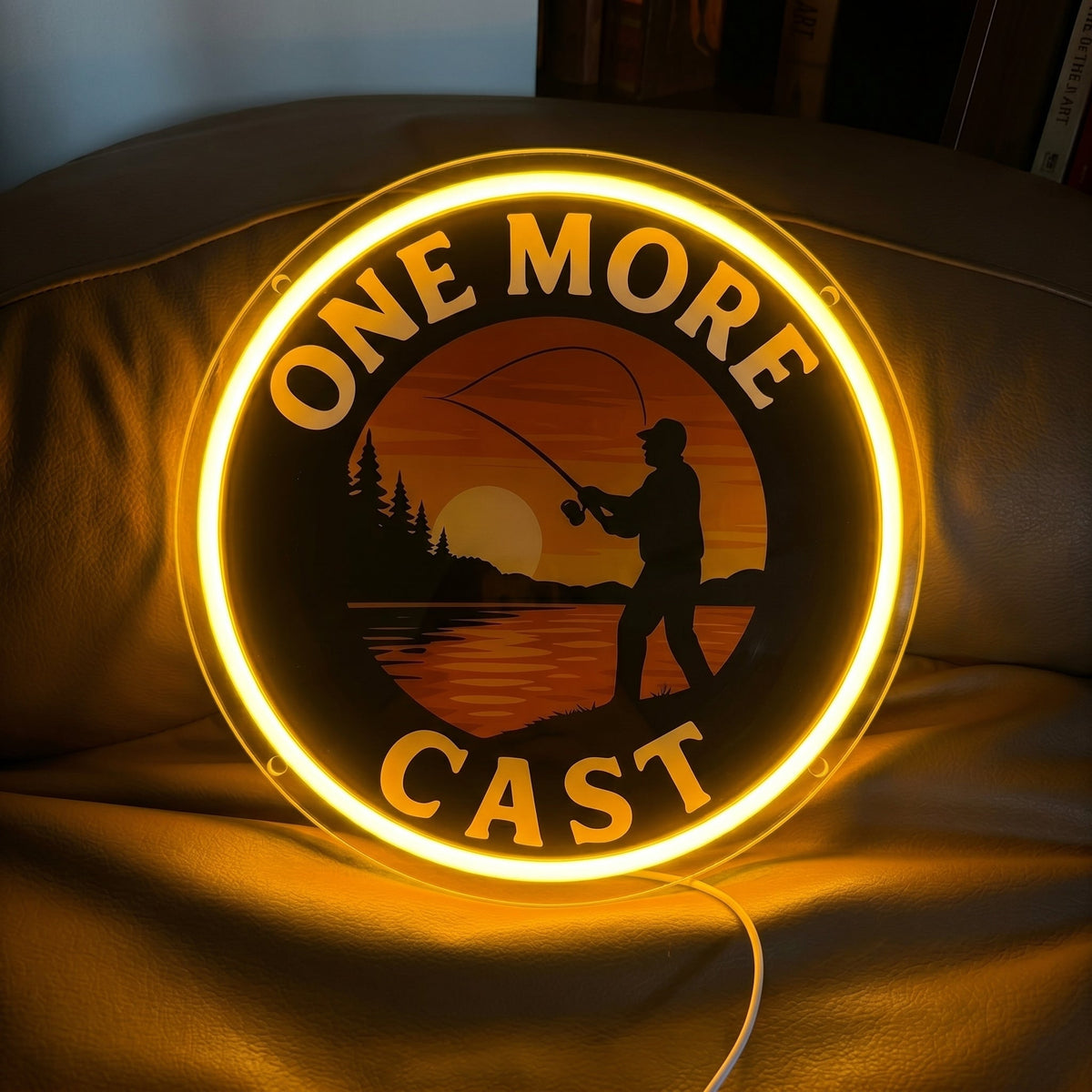 ShineNeon™ Bass & Sunset Fishing LED Neon Signs - Ultimate Angler Cabin Man Cave Wall Decor