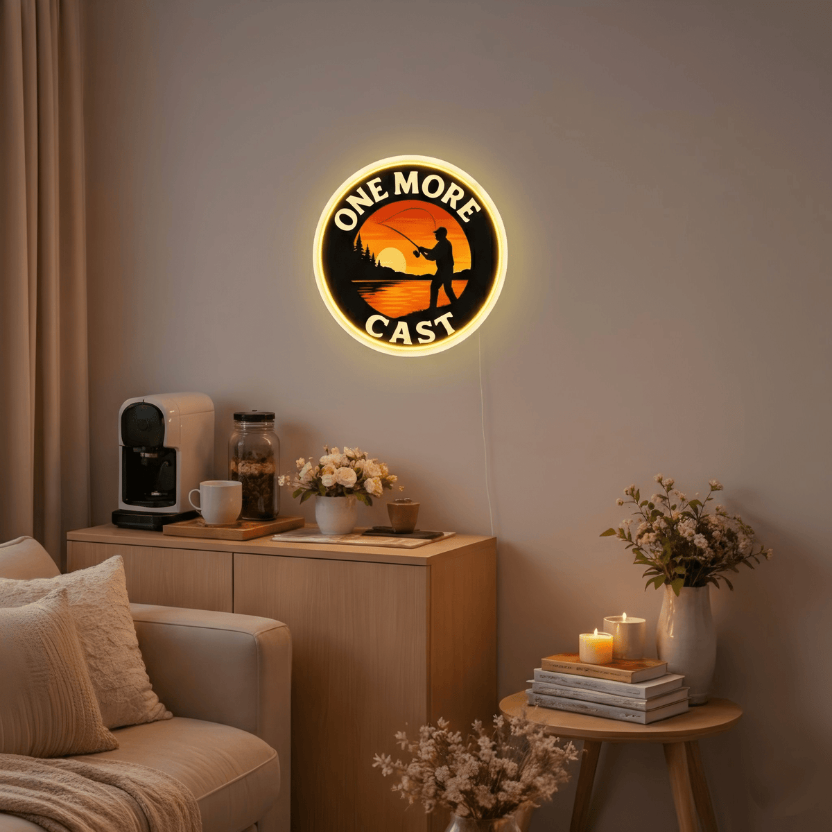 ShineNeon™ Bass & Sunset Fishing LED Neon Signs - Ultimate Angler Cabin Man Cave Wall Decor