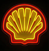 ShineNeon™ Retro Scallop Shell LED Neon Sign - Vintage Garage & Man Cave Wall Art