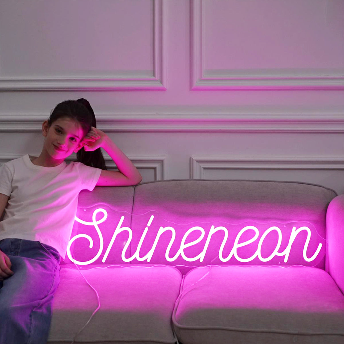 Custom LED Neon Sign for Names, Logos & Wall Decor