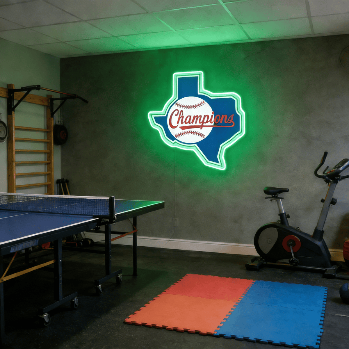 Texas LED USB Neon Signs Iconic Texas Wall Decor for Garages Man Cave
