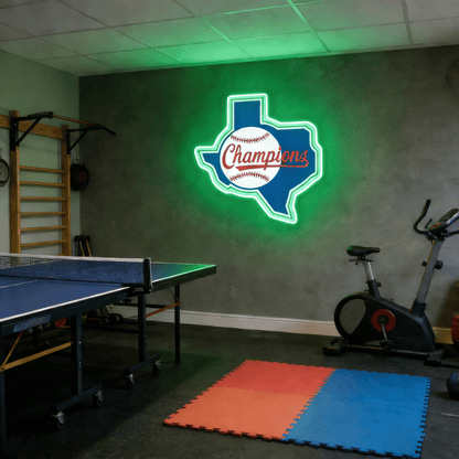 Texas LED USB Neon Signs Iconic Texas Wall Decor for Garages Man Cave