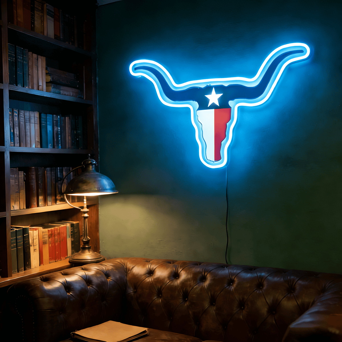 Texas LED USB Neon Signs Iconic Texas Wall Decor for Garages Man Cave