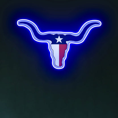 Texas LED USB Neon Signs Iconic Texas Wall Decor for Garages Man Cave