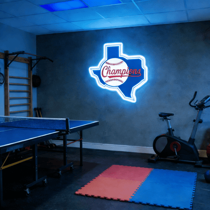 Texas LED USB Neon Signs Iconic Texas Wall Decor for Garages Man Cave
