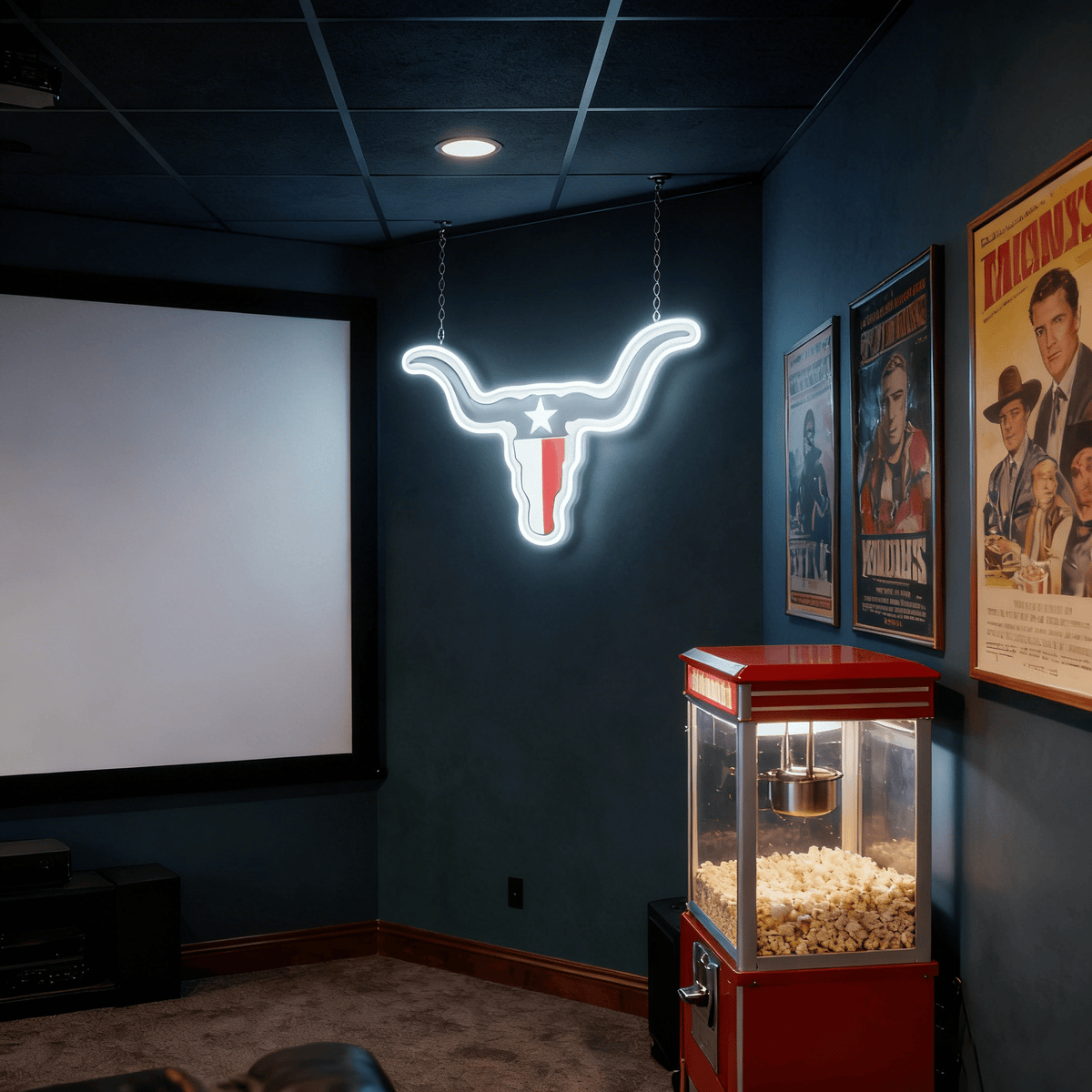 Texas LED USB Neon Signs Iconic Texas Wall Decor for Garages Man Cave