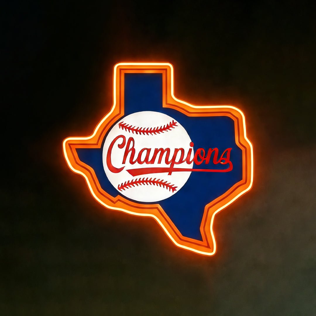 Texas LED USB Neon Signs Iconic Texas Wall Decor for Garages Man Cave