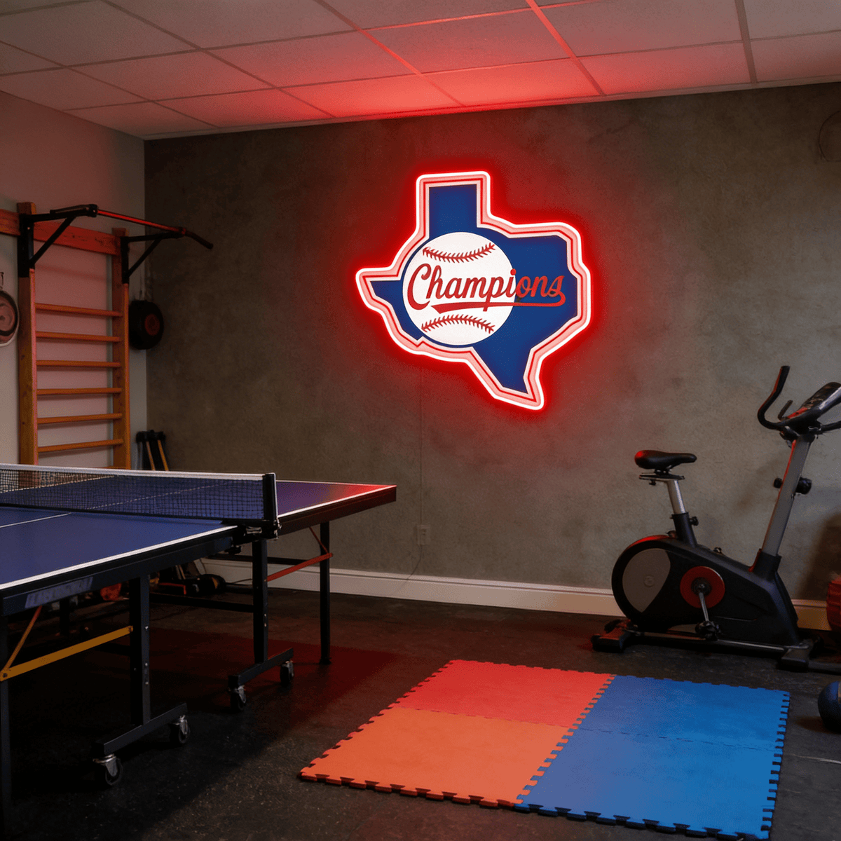 Texas LED USB Neon Signs Iconic Texas Wall Decor for Garages Man Cave