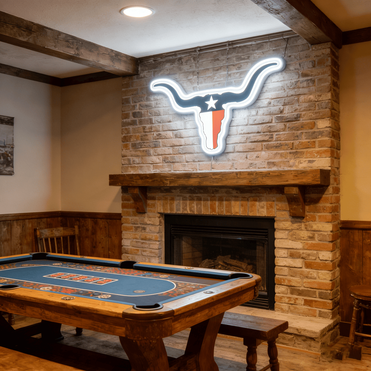 Texas LED USB Neon Signs Iconic Texas Wall Decor for Garages Man Cave