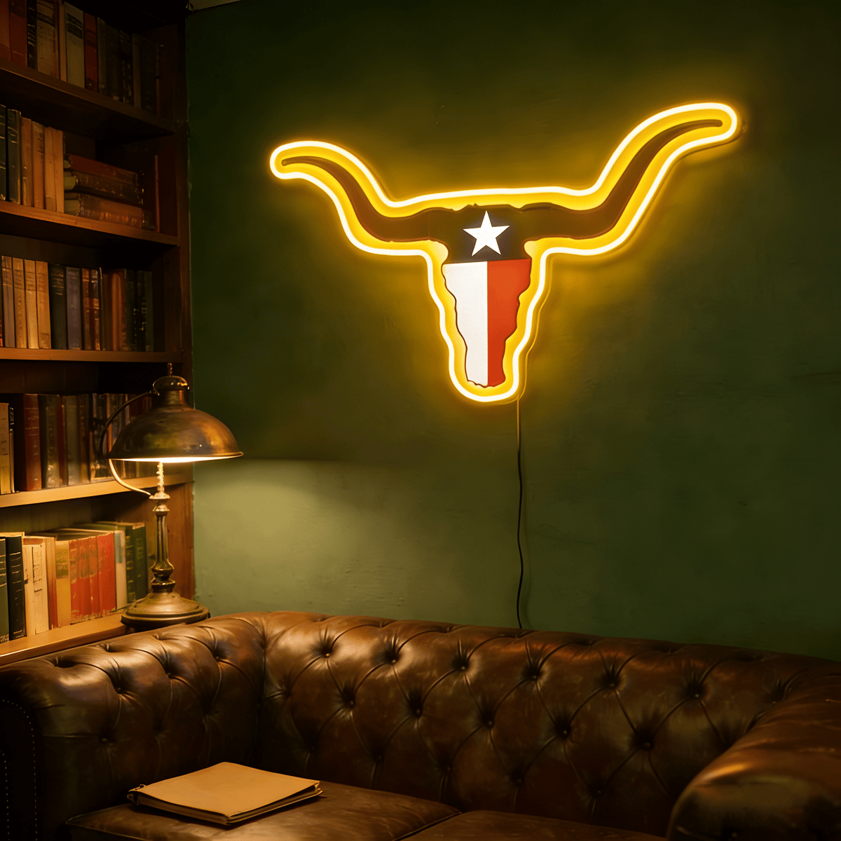 Texas LED USB Neon Signs Iconic Texas Wall Decor for Garages Man Cave