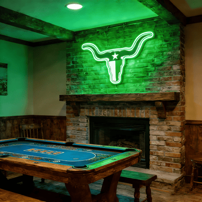 Texas LED USB Neon Signs Iconic Texas Wall Decor for Garages Man Cave
