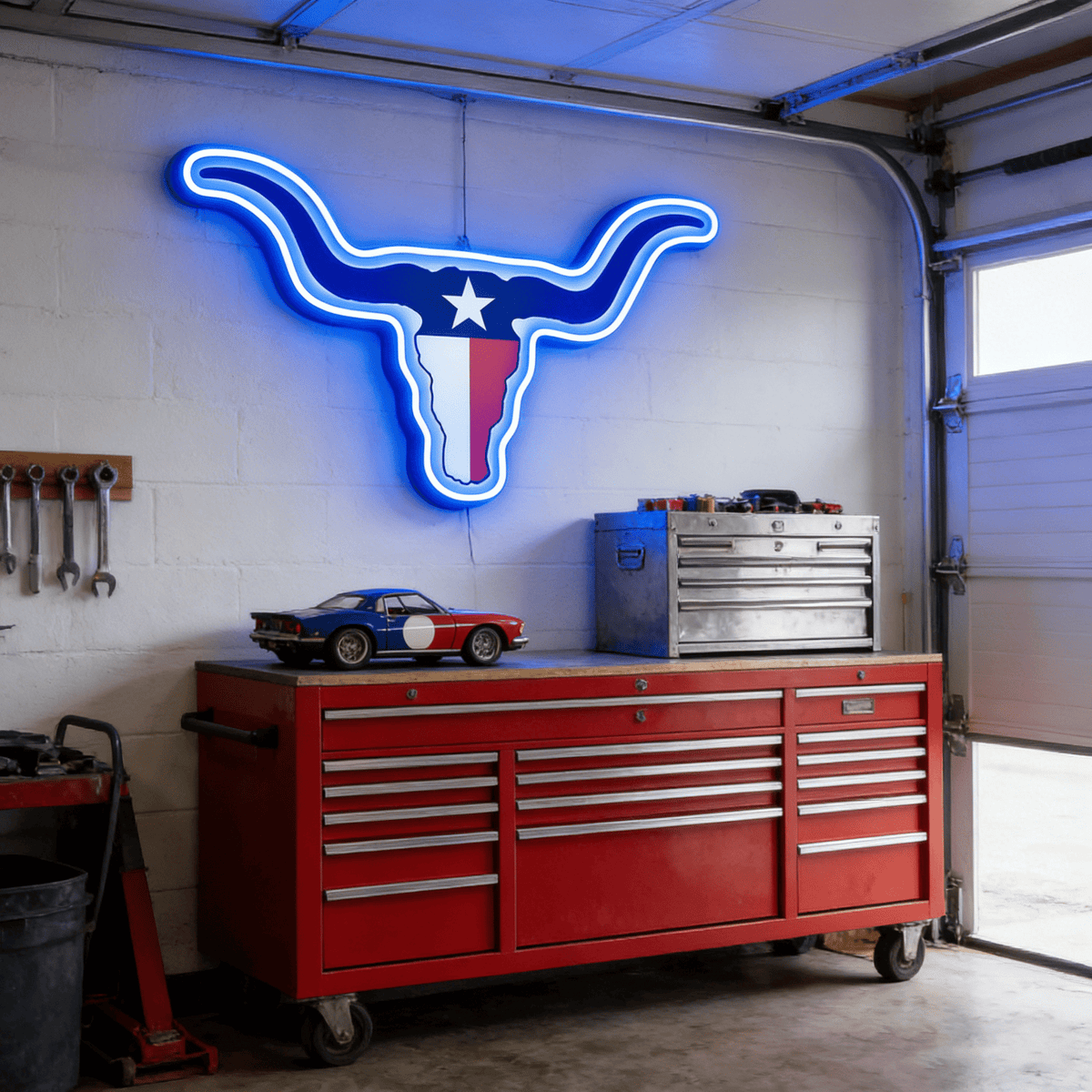 Texas LED USB Neon Signs Iconic Texas Wall Decor for Garages Man Cave