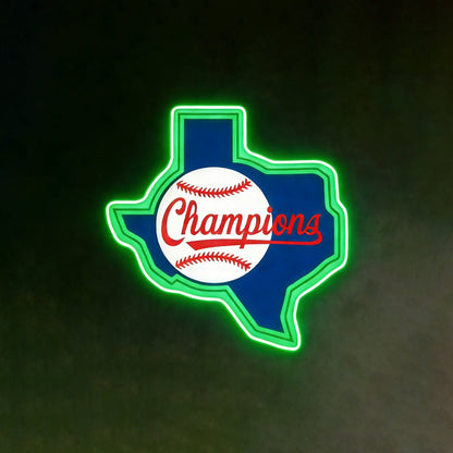 Texas LED USB Neon Signs Iconic Texas Wall Decor for Garages Man Cave