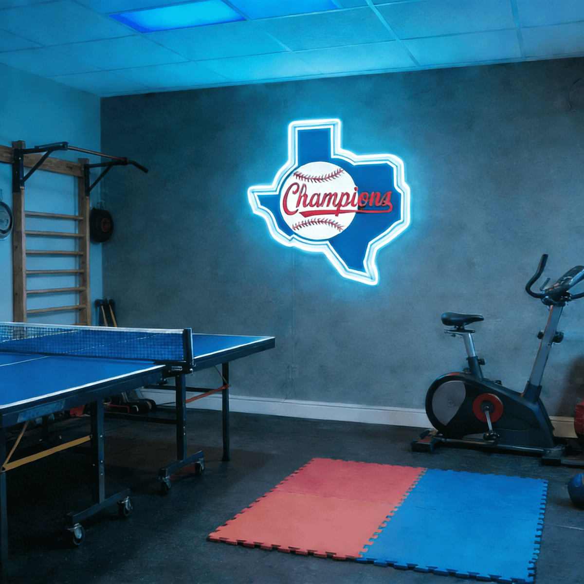 Texas LED USB Neon Signs Iconic Texas Wall Decor for Garages Man Cave