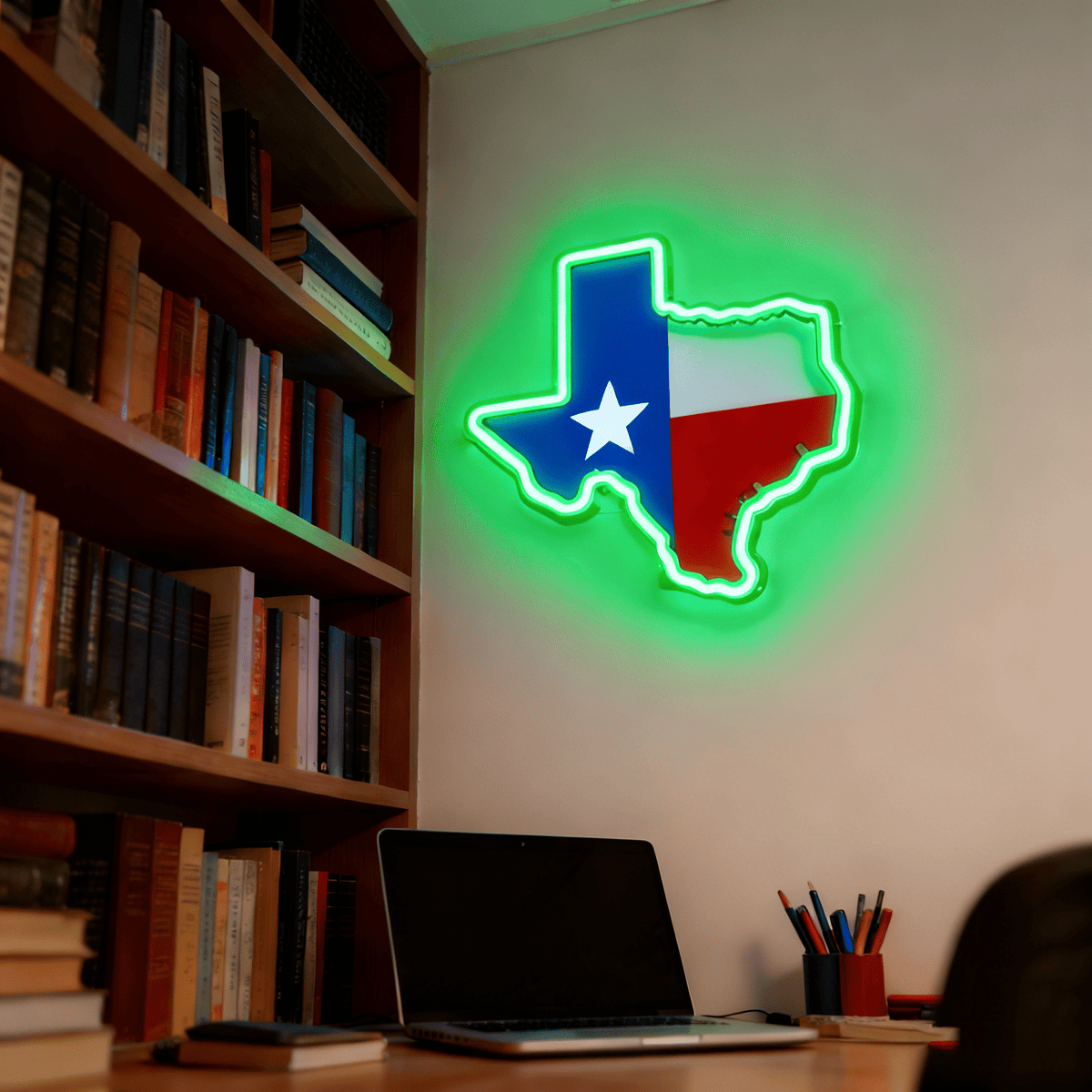Texas LED USB Neon Signs Iconic Texas Wall Decor for Garages Man Cave