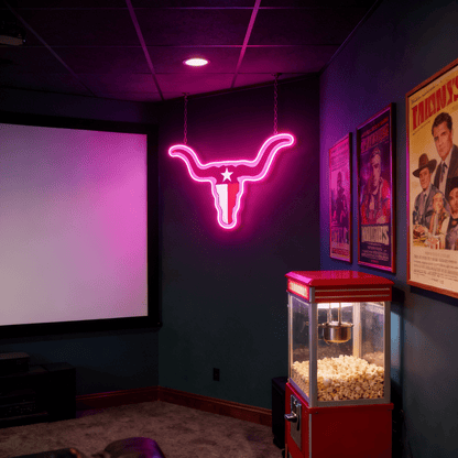 Texas LED USB Neon Signs Iconic Texas Wall Decor for Garages Man Cave