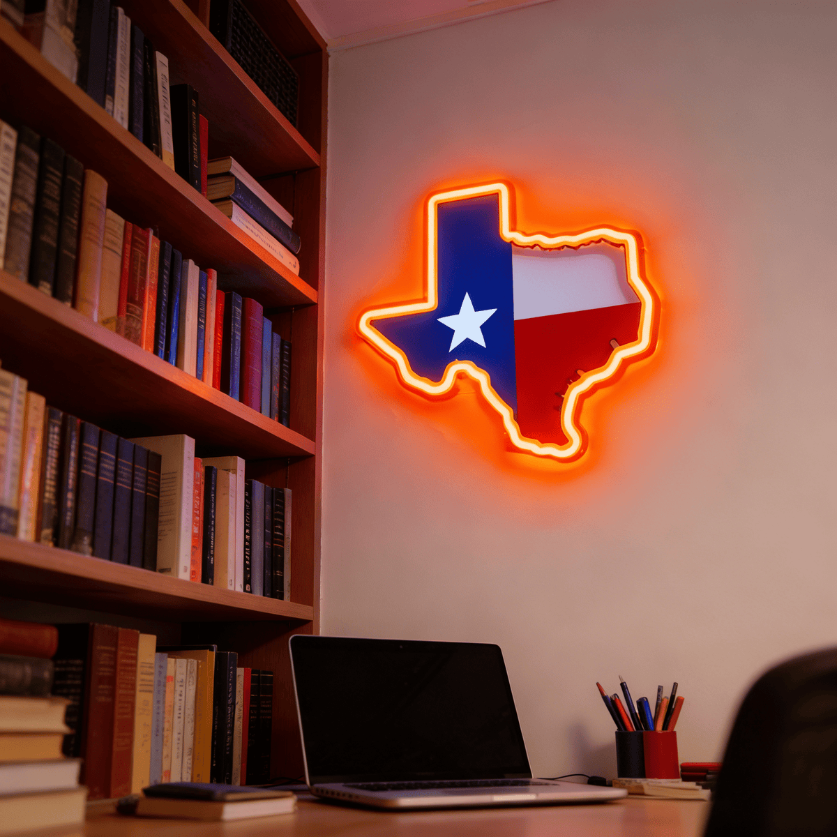 Texas LED USB Neon Signs Iconic Texas Wall Decor for Garages Man Cave