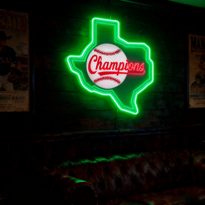 Texas LED USB Neon Signs Iconic Texas Wall Decor for Garages Man Cave