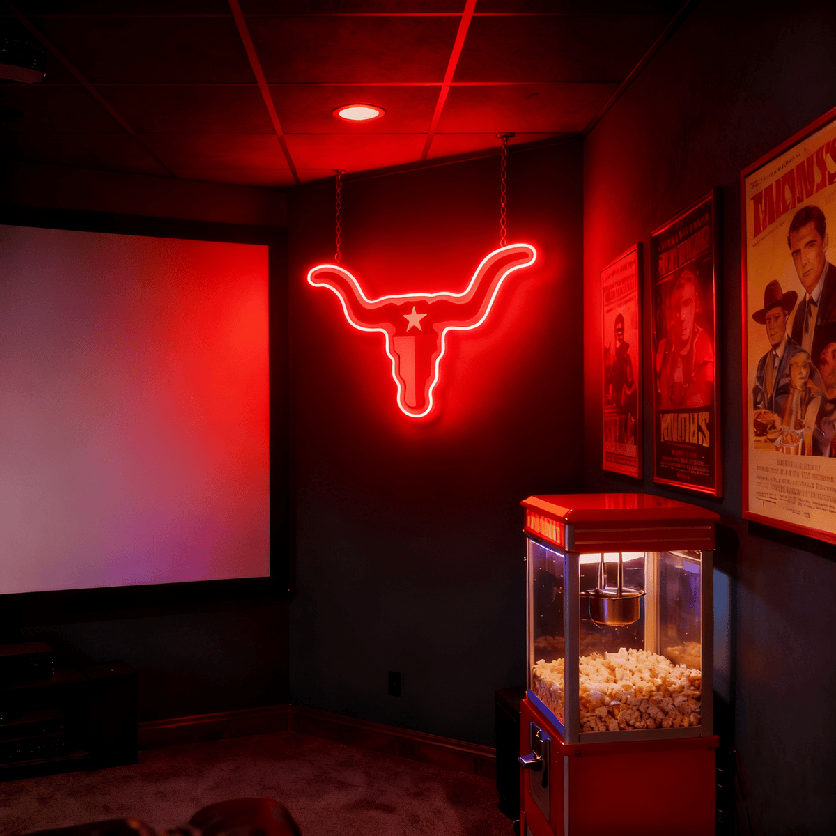 Texas LED USB Neon Signs Iconic Texas Wall Decor for Garages Man Cave