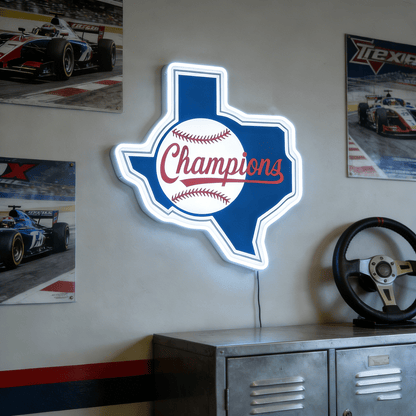 Texas LED USB Neon Signs Iconic Texas Wall Decor for Garages Man Cave