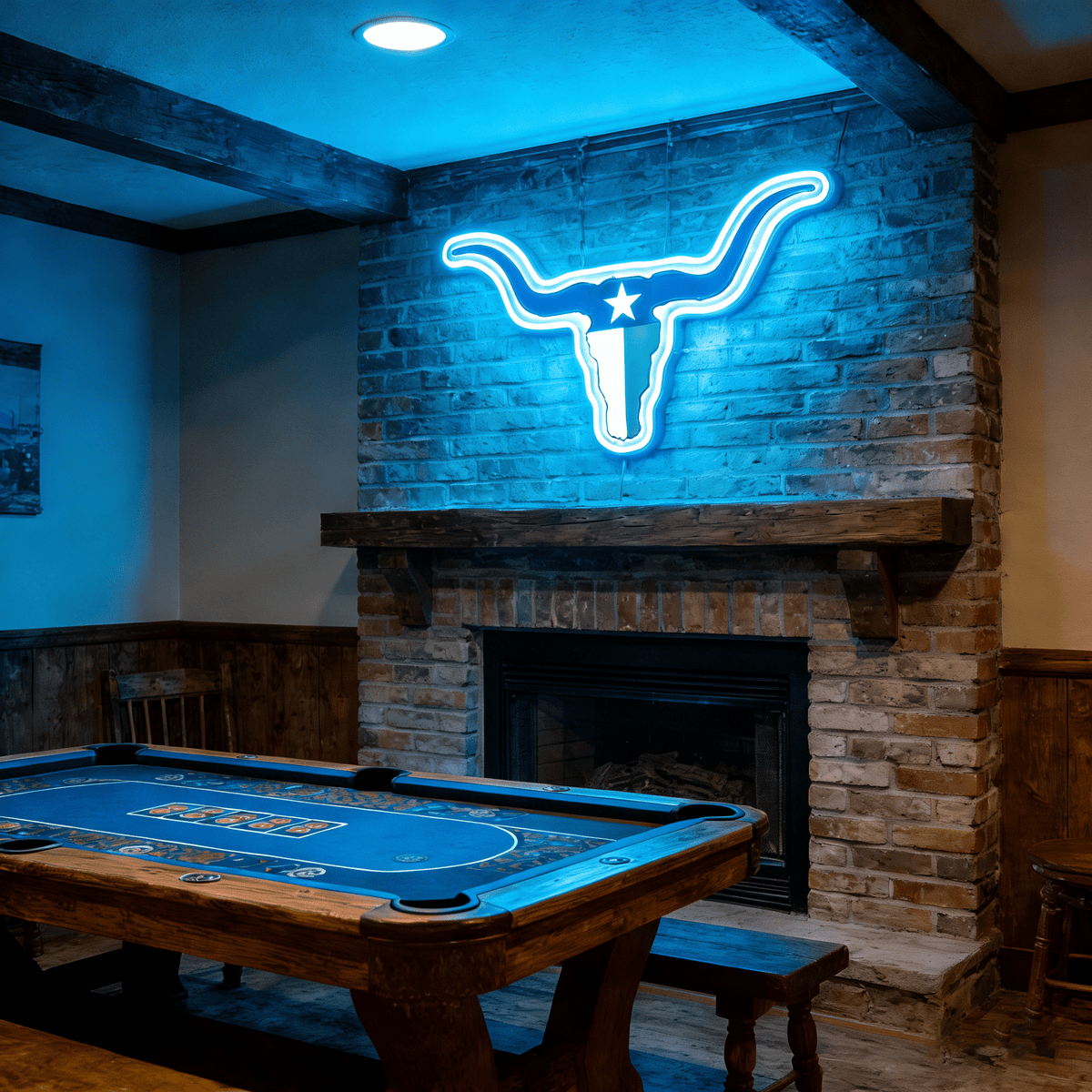 Texas LED USB Neon Signs Iconic Texas Wall Decor for Garages Man Cave