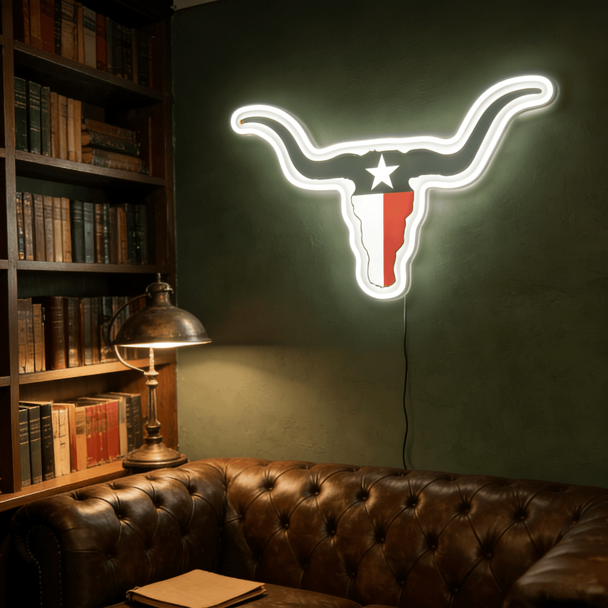 Texas LED USB Neon Signs Iconic Texas Wall Decor for Garages Man Cave