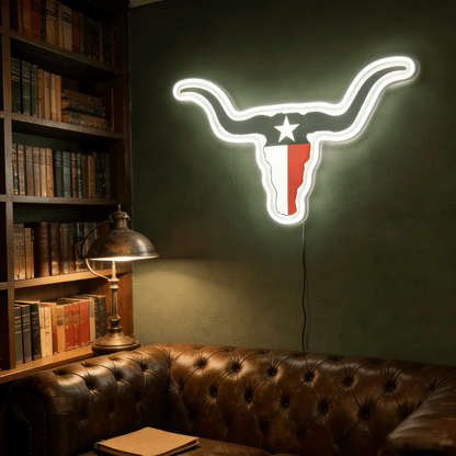 Texas LED USB Neon Signs Iconic Texas Wall Decor for Garages Man Cave