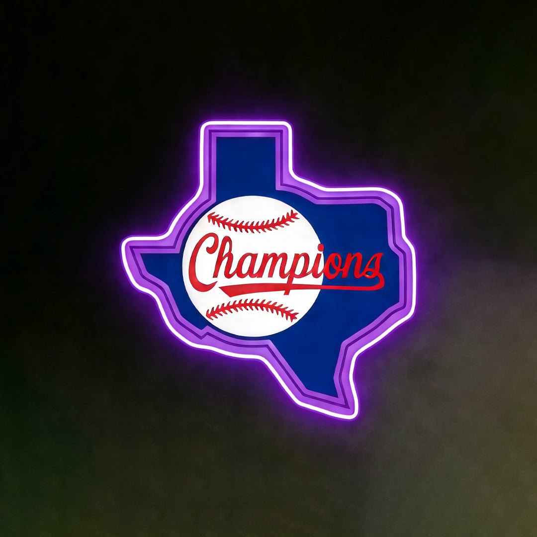 Texas LED USB Neon Signs Iconic Texas Wall Decor for Garages Man Cave