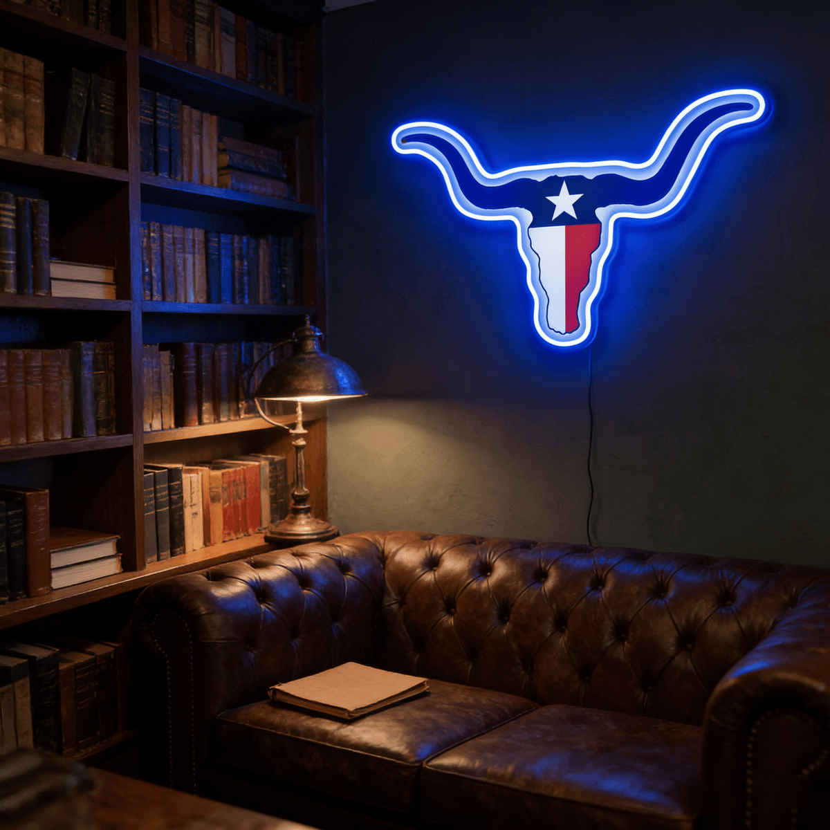 Texas LED USB Neon Signs Iconic Texas Wall Decor for Garages Man Cave