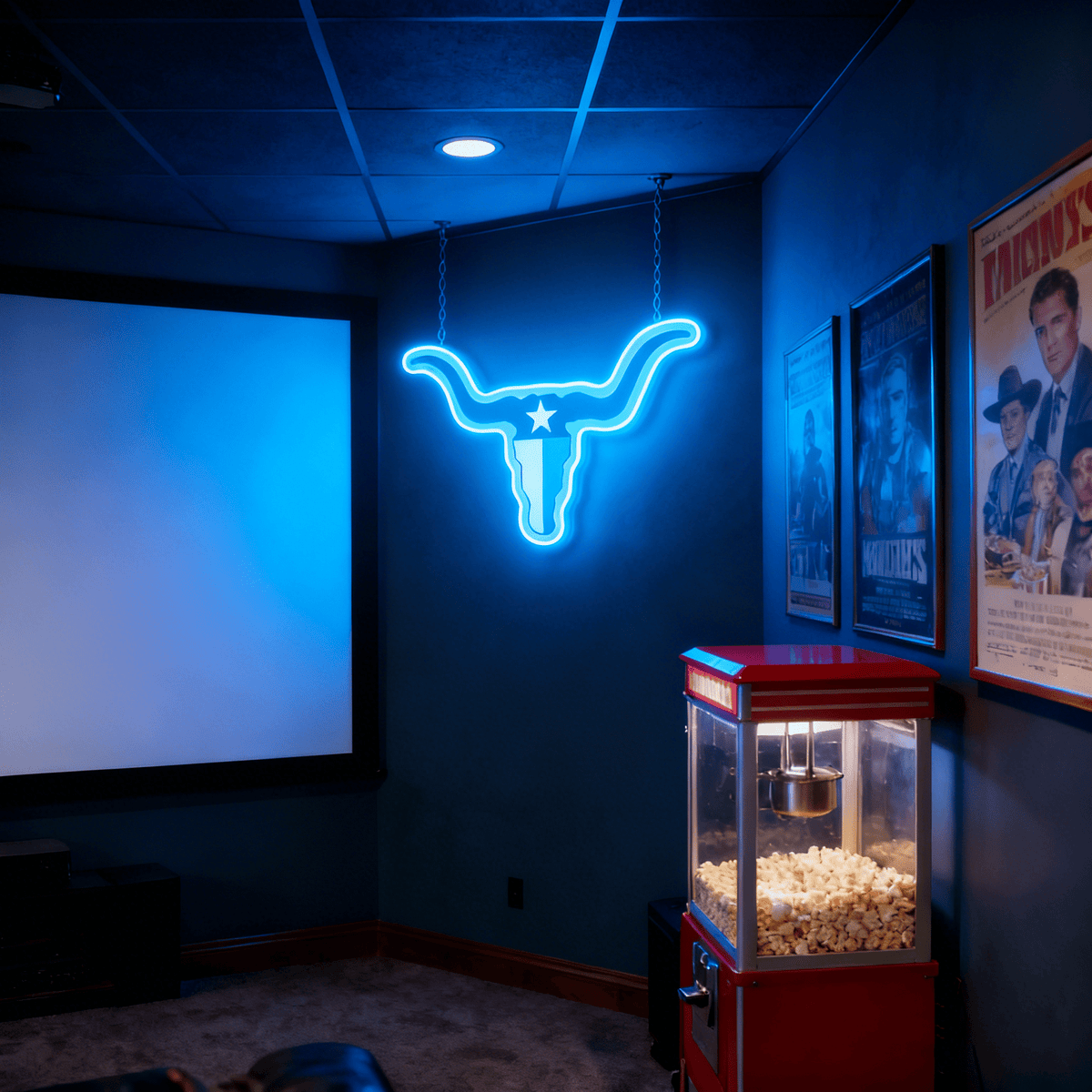 Texas LED USB Neon Signs Iconic Texas Wall Decor for Garages Man Cave