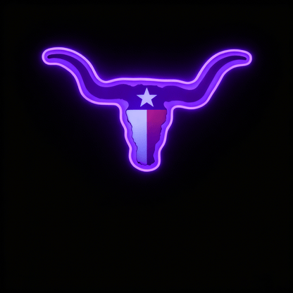 Texas LED USB Neon Signs Iconic Texas Wall Decor for Garages Man Cave