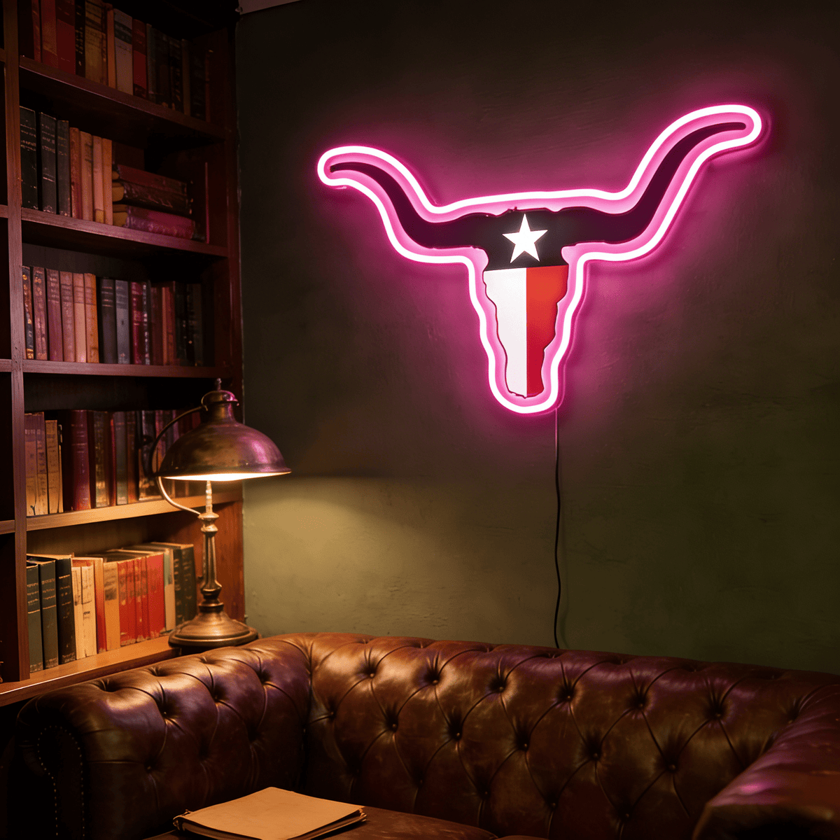 Texas LED USB Neon Signs Iconic Texas Wall Decor for Garages Man Cave