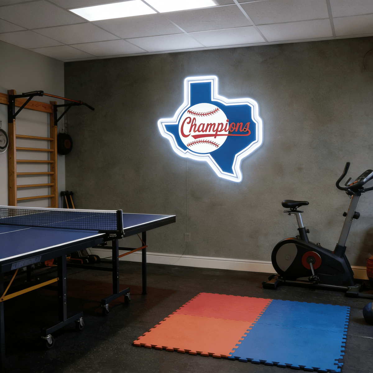 Texas LED USB Neon Signs Iconic Texas Wall Decor for Garages Man Cave