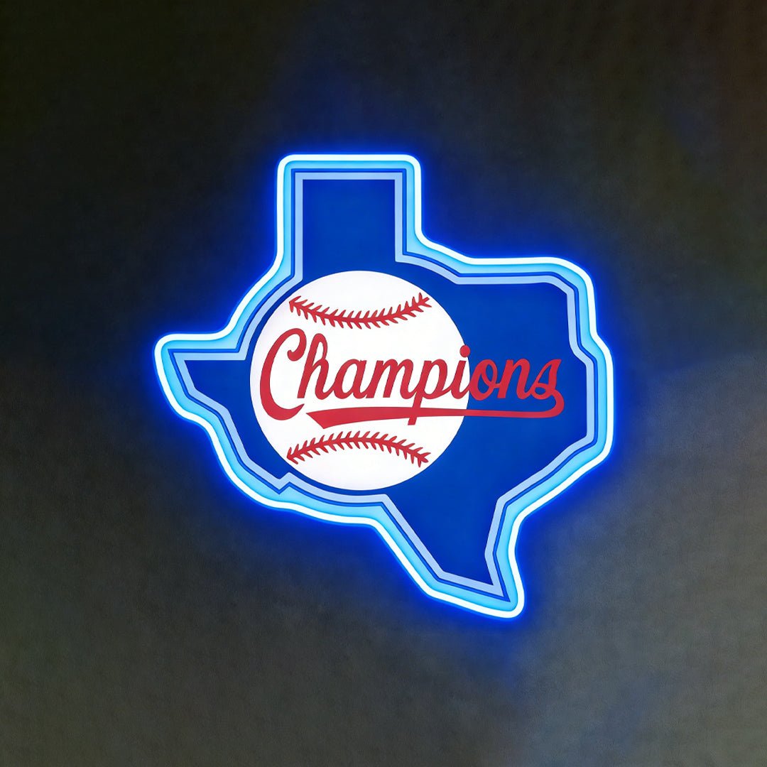 Texas LED USB Neon Signs Iconic Texas Wall Decor for Garages Man Cave
