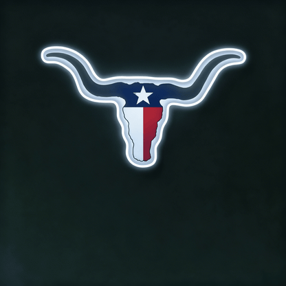 Texas LED USB Neon Signs Iconic Texas Wall Decor for Garages Man Cave