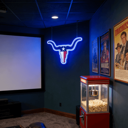 Texas LED USB Neon Signs Iconic Texas Wall Decor for Garages Man Cave
