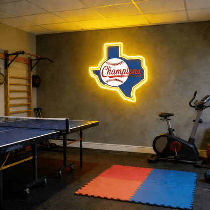 Texas LED USB Neon Signs Iconic Texas Wall Decor for Garages Man Cave
