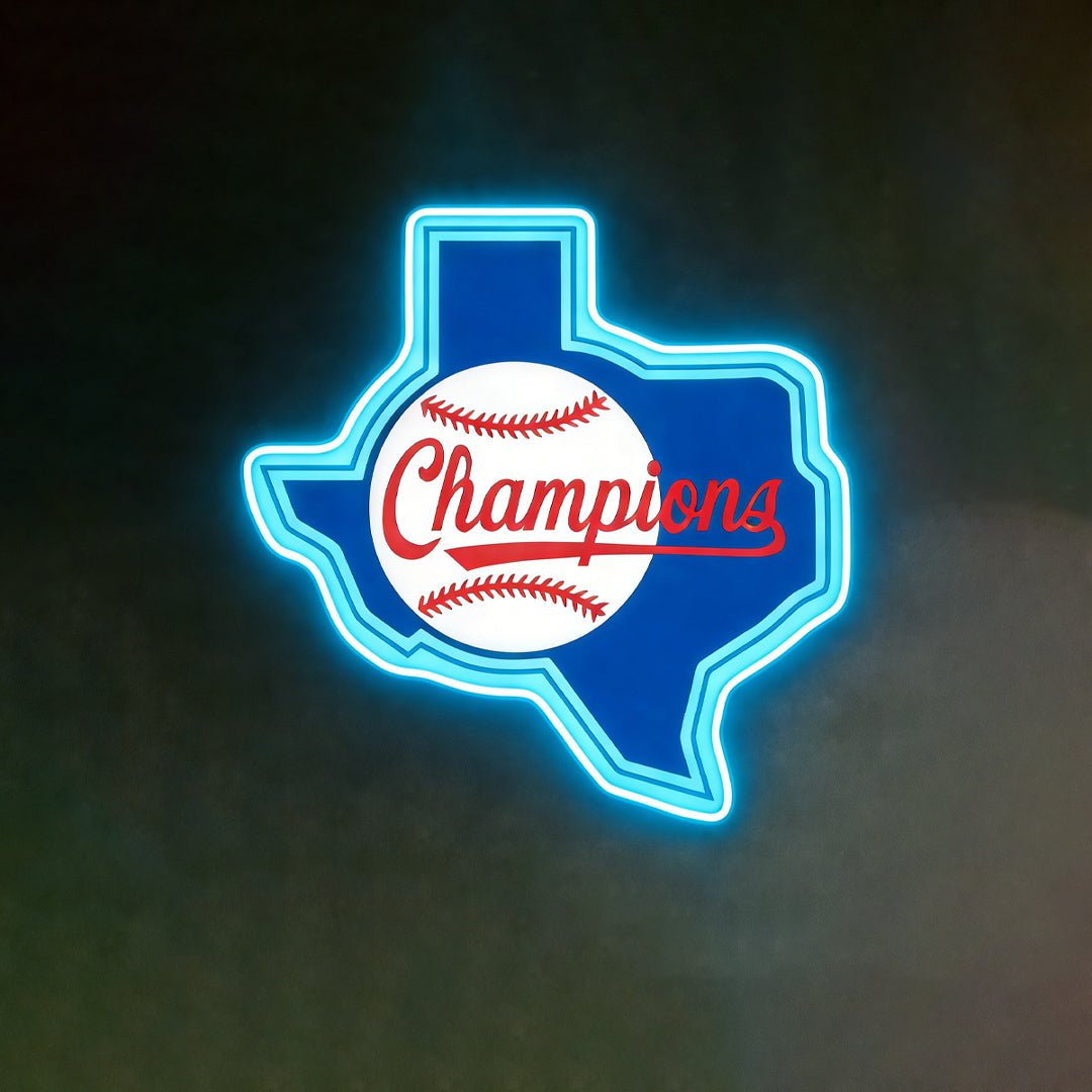 Texas LED USB Neon Signs Iconic Texas Wall Decor for Garages Man Cave