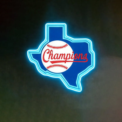 Texas LED USB Neon Signs Iconic Texas Wall Decor for Garages Man Cave