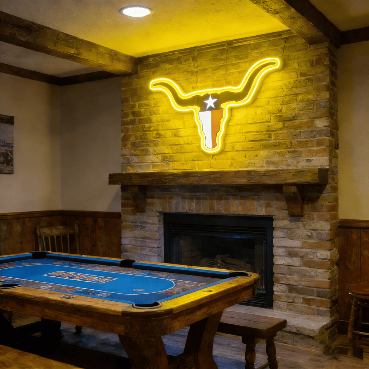 Texas LED USB Neon Signs Iconic Texas Wall Decor for Garages Man Cave