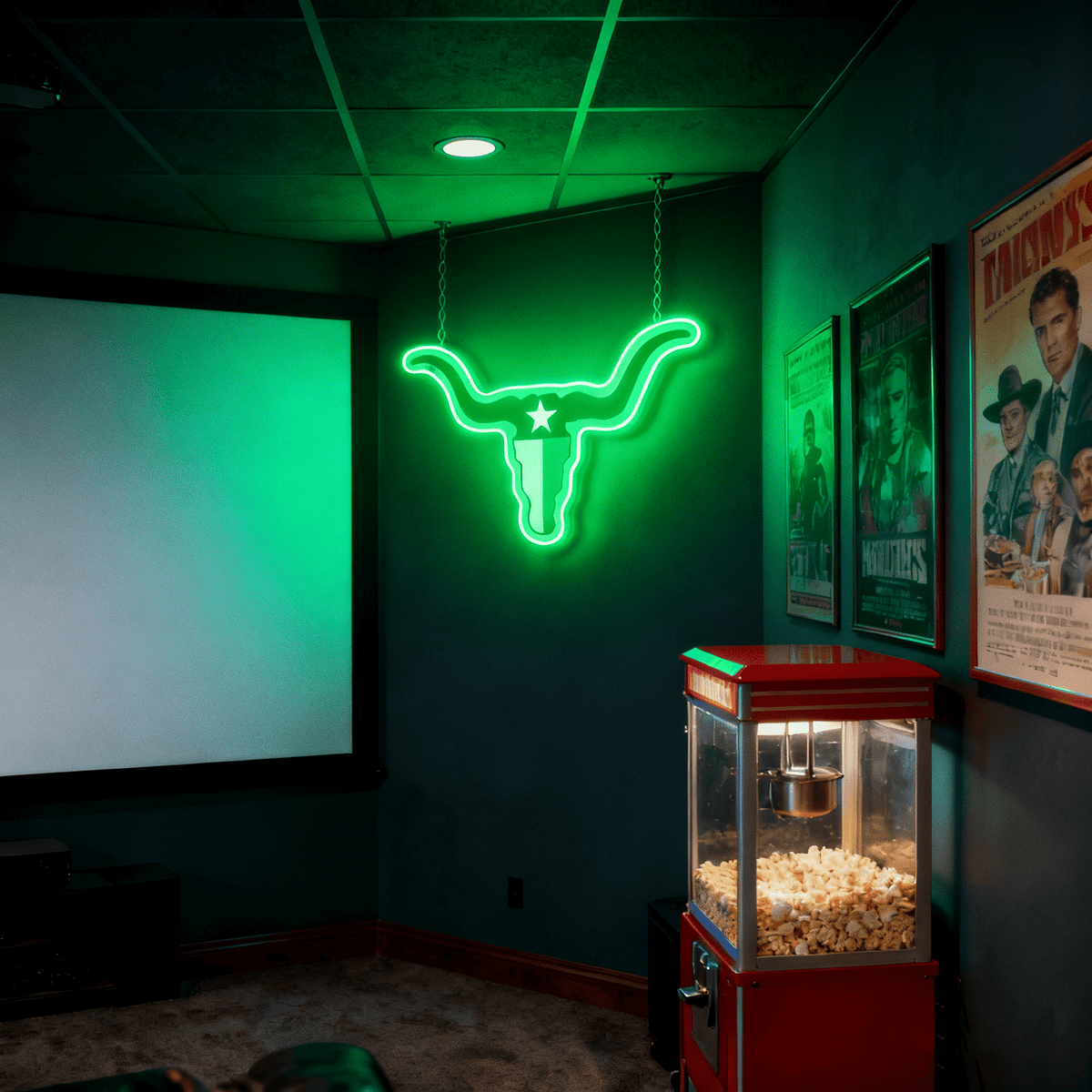 Texas LED USB Neon Signs Iconic Texas Wall Decor for Garages Man Cave